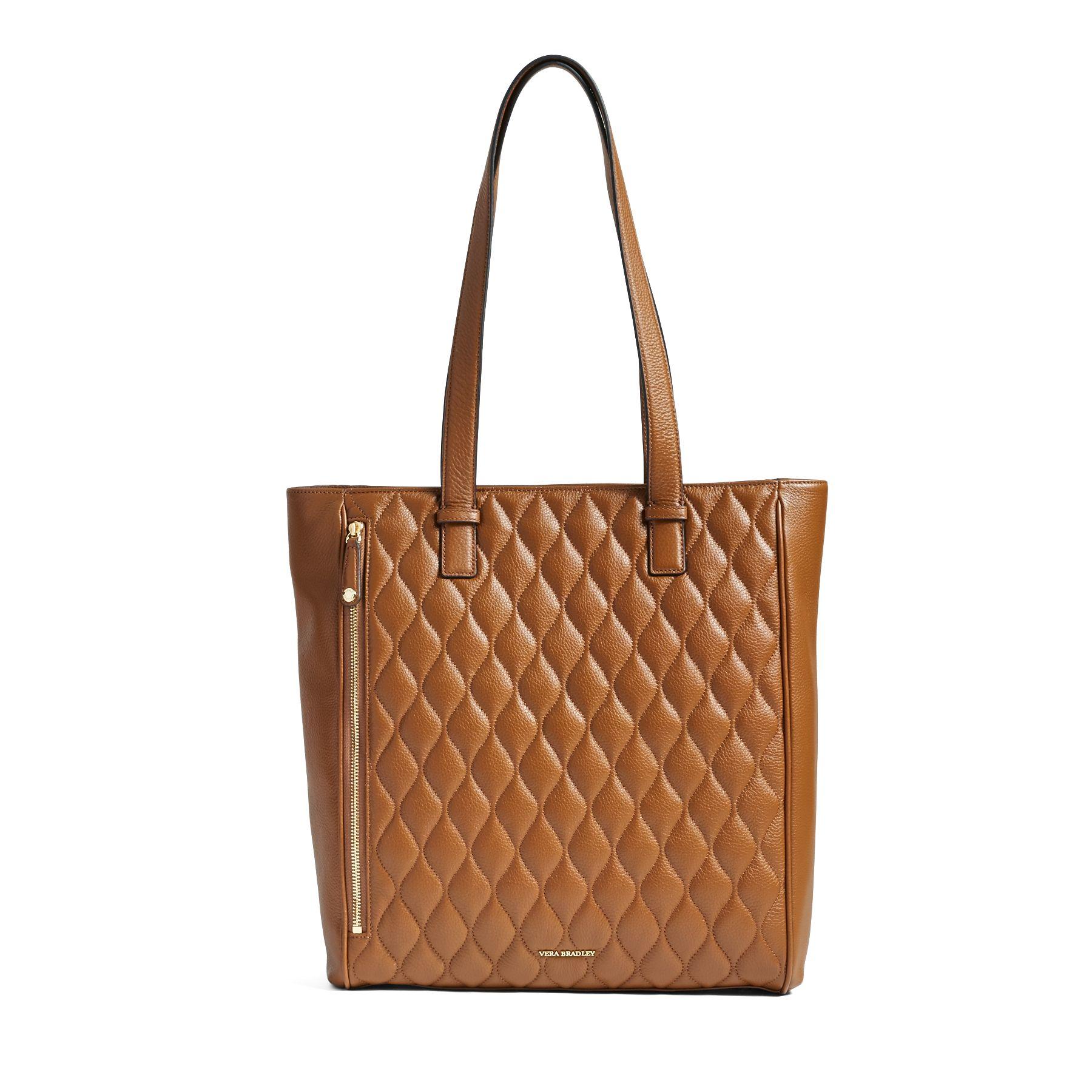 Lyst Vera Bradley Quilted Leah Tote in Brown